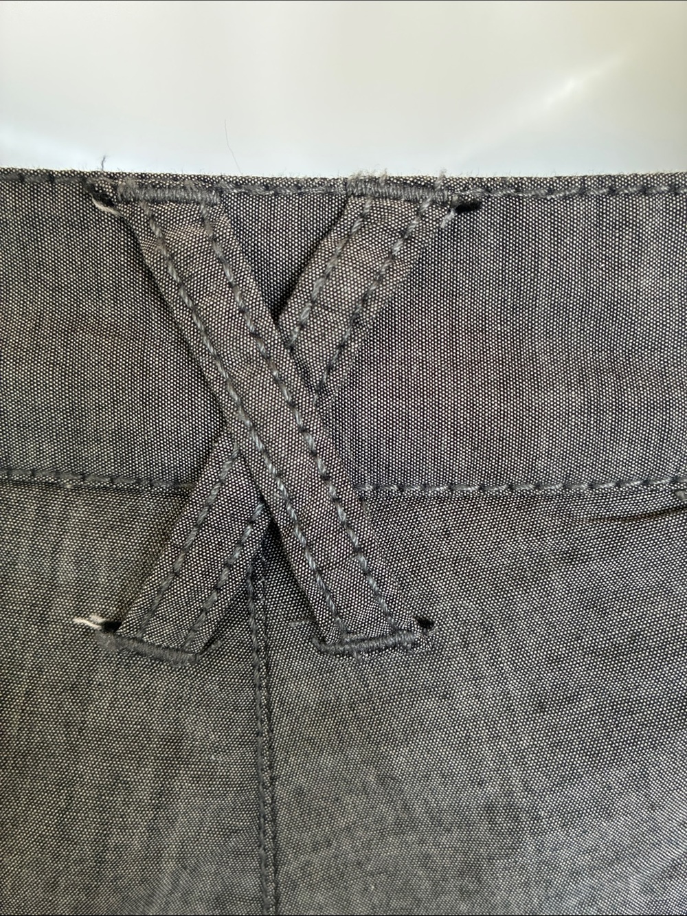 Joe's Jeans cotton pants, women 30, Gray, straight leg, pockets, cropped EUC - Picture 7 of 13